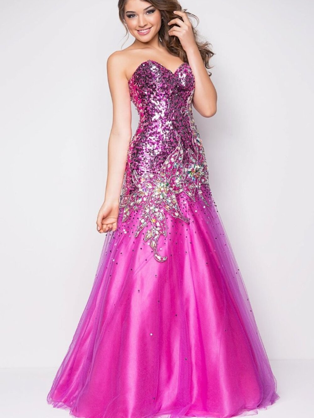 Blush Prom 9586 Turquoise Blue Size 10 Prom Dress